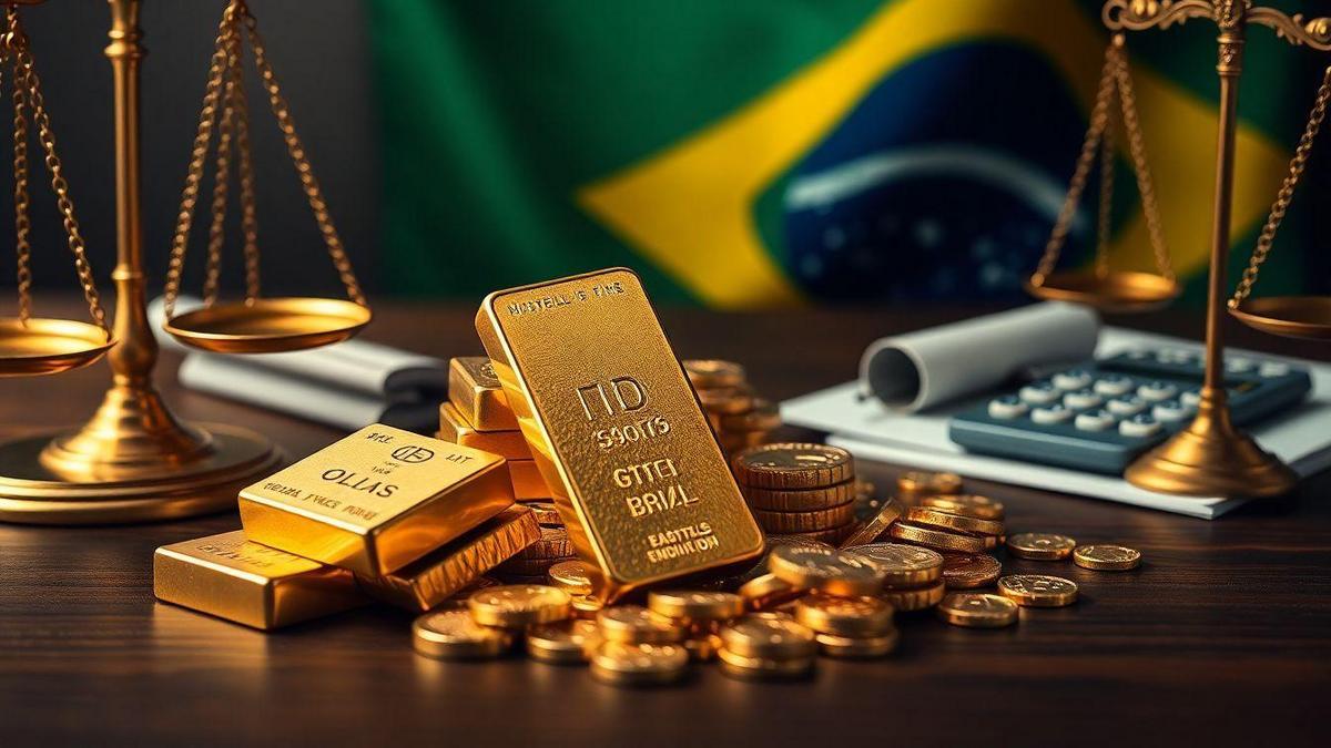 Como a legislação e impostos afetam seus ganhos com Ouro no Brasil